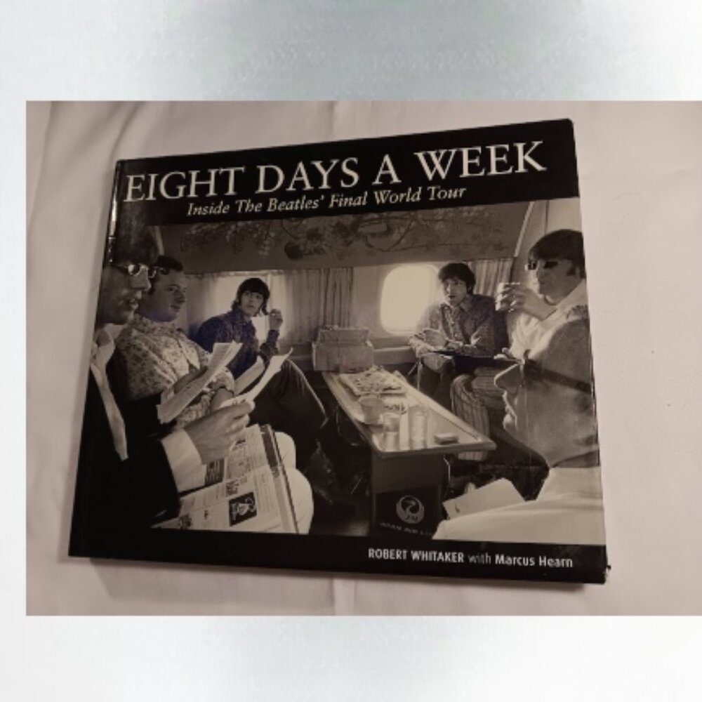 Beatles hard cover book, Eight Days a Week, inside the Beatles final tour
